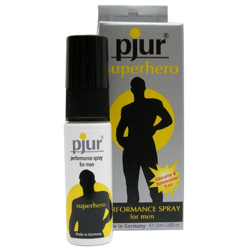 Пролонгирующий мужской спрей pjur SUPERHERO spray - 20 мл. Пролонгирующий мужской спрей pjur SUPERHERO spray - 20 мл.