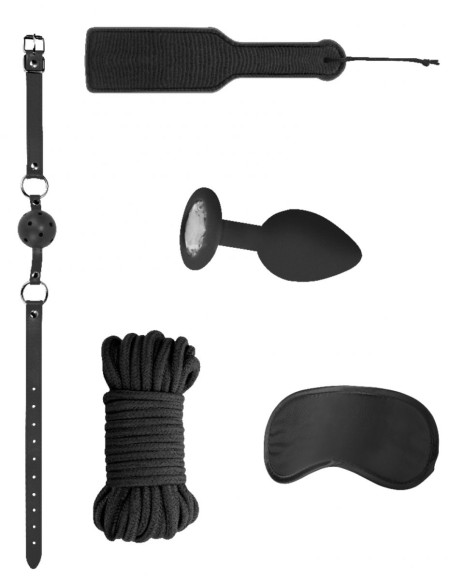 Черный игровой набор Introductory Bondage Kit №5 Черный игровой набор Introductory Bondage Kit №5