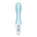 Голубой вибромассажер Air Pump Vibrator 5+ - 21 см.