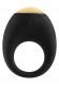 Черное эрекционное кольцо Eclipse Vibrating Cock Ring