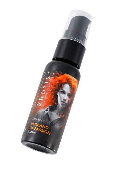Гель с эффектом вибрации Volcano Of Passion со вкусом вишни - 25 мл.