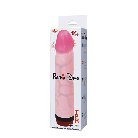 Мультискоростной вибратор Rockin Dong - 21,5 см.