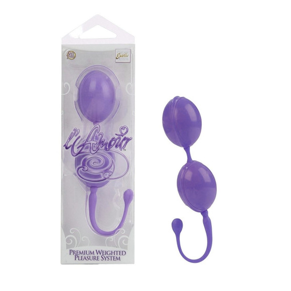 Фиолетовые вагинальные шарики LAmour Premium Weighted Pleasure System Фиолетовые вагинальные шарики LAmour Premium Weighted Pleasure System