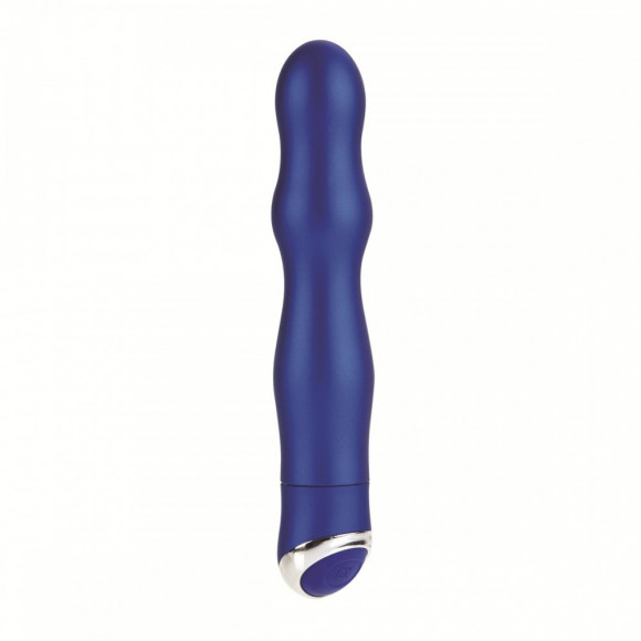 Синий волнистый вибратор Body & Soul Seduction - 18,5 см. Синий волнистый вибратор Body & Soul Seduction - 18,5 см.