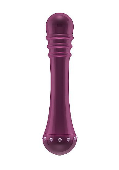 Вибратор с ребристой головкой The Emerald Purple - 16,3 см. Вибратор с ребристой головкой The Emerald Purple - 16,3 см.