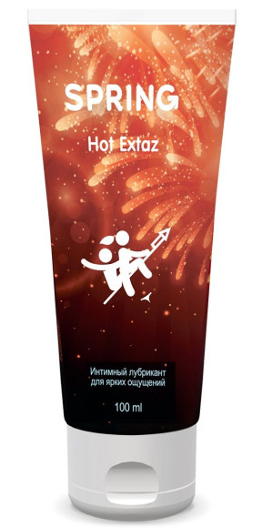 Согревающий интимный лубрикант Spring Hot Extaz - 100 мл. Согревающий интимный лубрикант Spring Hot Extaz - 100 мл.