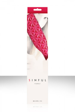 Розовая шлепалка SINFUL PADDLE