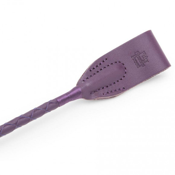 Фиолетовый стек Cherished Collection Riding Crop - 70 см. 