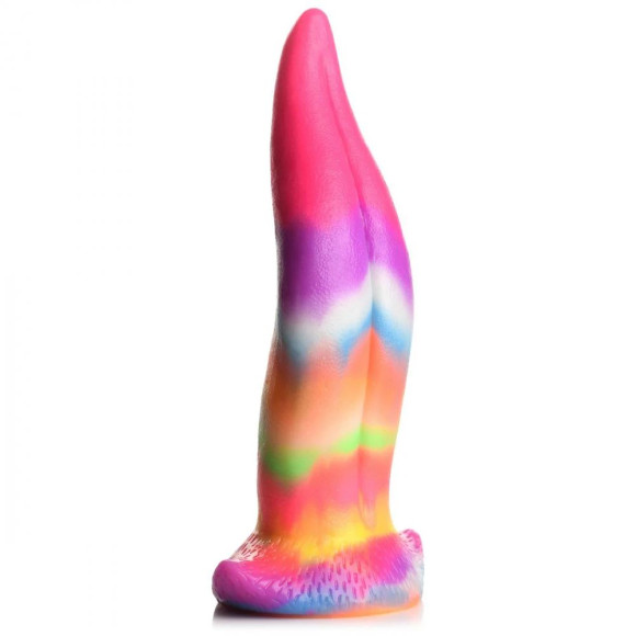 Фантазийный люминесцентный стимулятор-язык Unicorn Kiss Unicorn Tongue Glow-in-the-Dark Silicone Dildo - 21,3 см. Фантазийный люминесцентный стимулятор-язык Unicorn Kiss Unicorn Tongue Glow-in-the-Dark Silicone Dildo - 21,3 см.