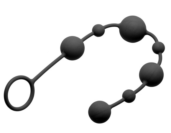 Анальная цепочка Linger Graduated Anal Beads - 35 см. Анальная цепочка Linger Graduated Anal Beads - 35 см.