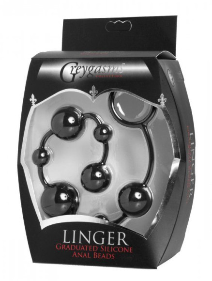 Анальная цепочка Linger Graduated Anal Beads - 35 см. Анальная цепочка Linger Graduated Anal Beads - 35 см.