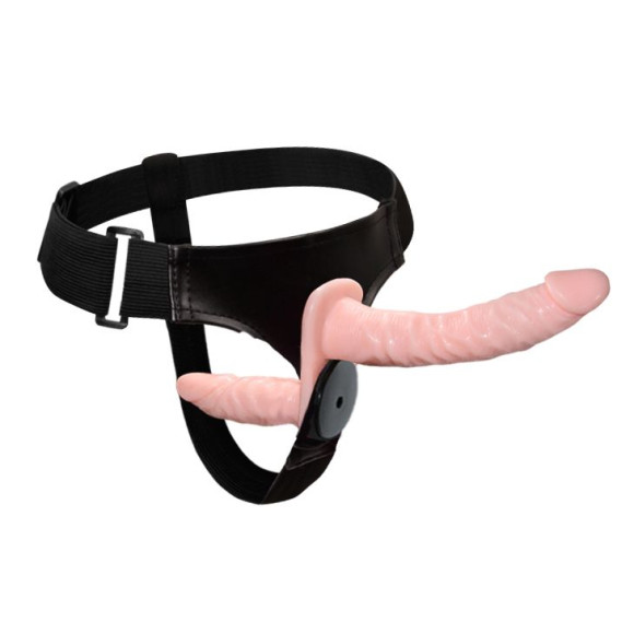 Женский страпон с вибрацией и вагинальной пробкой Ultra Passionate Harness - 18 см. Женский страпон с вибрацией и вагинальной пробкой Ultra Passionate Harness - 18 см.