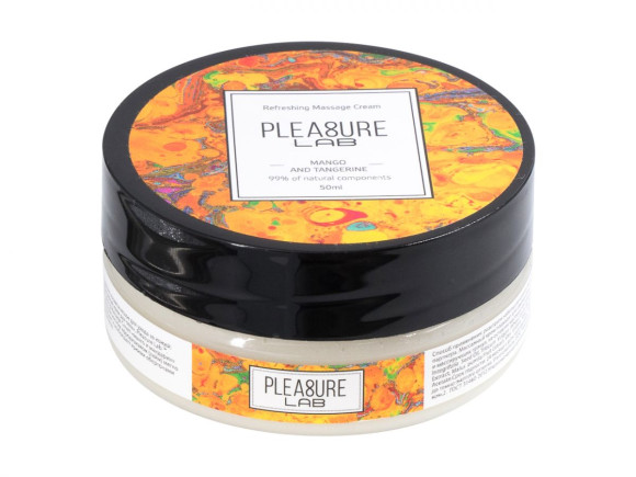 Массажный крем Pleasure Lab Refreshing с ароматом манго и мандарина - 50 мл. Массажный крем Pleasure Lab Refreshing с ароматом манго и мандарина - 50 мл.