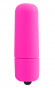 Розовая анальная вибропробка Vibrating Butt Plug - 14,5 см.