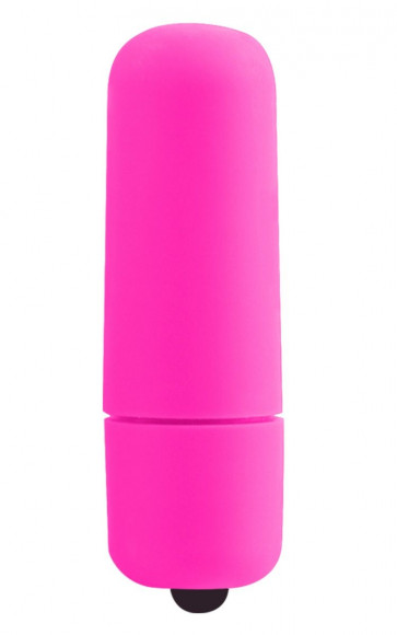 Розовая анальная вибропробка Vibrating Butt Plug - 14,5 см.