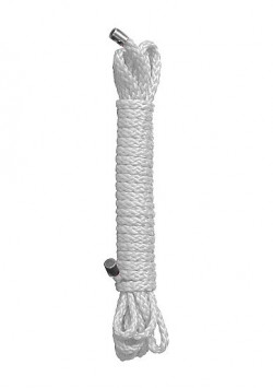 Белая веревка для бандажа Kinbaku - 10 м.