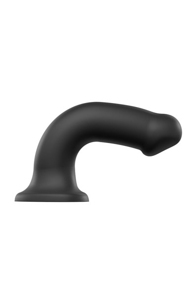 Черный фаллос на присоске Silicone Bendable Dildo XL - 20 см. Черный фаллос на присоске Silicone Bendable Dildo XL - 20 см.