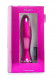 Вибратор-торпеда с кристалликами The Gem Pink - 16,6 см.