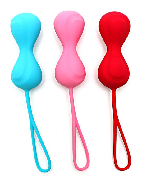 Набор из трёх двойных вагинальных шариков Satisfyer Power Balls Набор из трёх двойных вагинальных шариков Satisfyer Power Balls