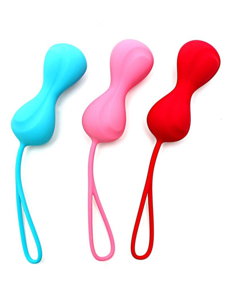 Набор из трёх двойных вагинальных шариков Satisfyer Power Balls Набор из трёх двойных вагинальных шариков Satisfyer Power Balls