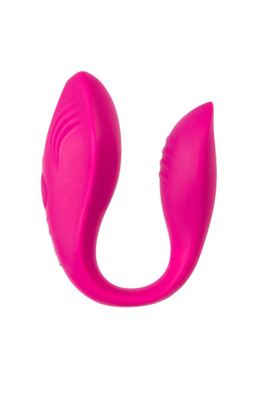 Розовый вибратор для пар Cobrum с пультом ДУ Розовый вибратор для пар Cobrum с пультом ДУ