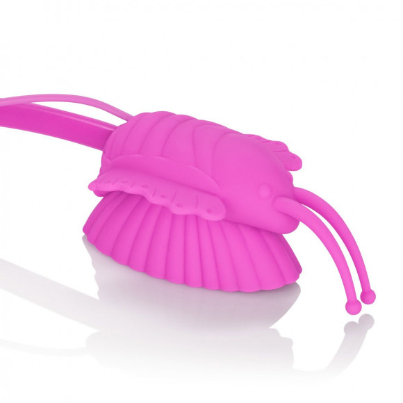 Помпа клиторальная с вибрацией Advanced Butterfly Clitoral Pump
