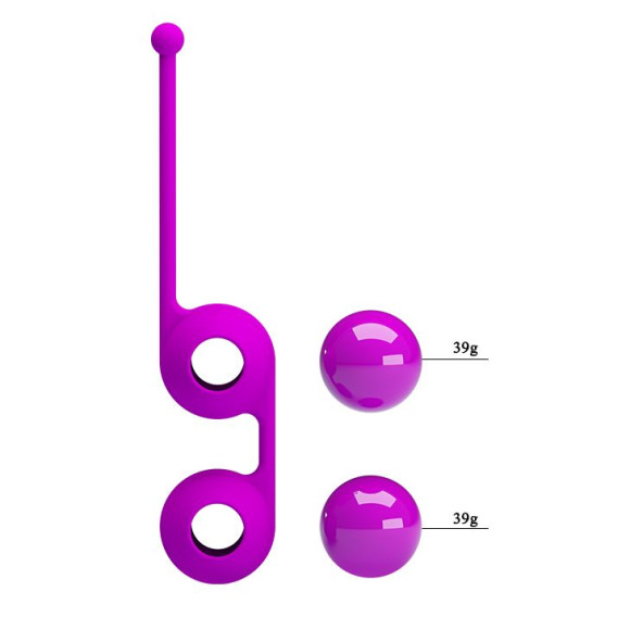 Лиловые вагинальные шарики Kegel Tighten Up III Лиловые вагинальные шарики Kegel Tighten Up III