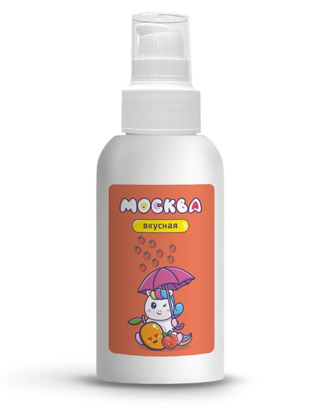 Универсальная смазка с ароматом персика и манго Москва Вкусная - 100 мл. Универсальная смазка с ароматом персика и манго Москва Вкусная - 100 мл.