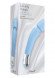 Голубой вибромассажер Soft Touch Body Wand Massager - 20 см.
