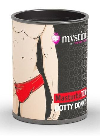 Компактный мастурбатор MasturbaTIN Dotty Donny Компактный мастурбатор MasturbaTIN Dotty Donny