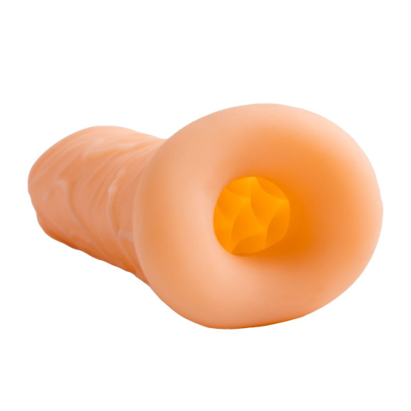 Телесный фаллоудлинитель Extra Size Bubbles - 15,5 см. Телесный фаллоудлинитель Extra Size Bubbles - 15,5 см.