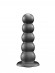 Черная насадка-плаг на харнесс PLATINUM 7 - 19,5 см.
