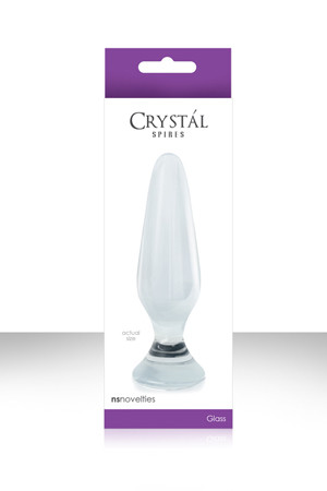 Стеклянная анальная пробка Crystal - Spires Стеклянная анальная пробка Crystal - Spires