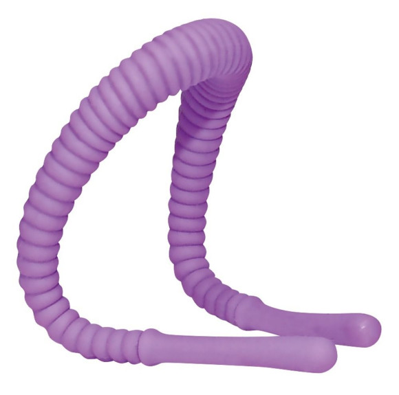 Фиолетовый гибкий фаллоимитатор Intimate Spreader для G-стимуляции Фиолетовый гибкий фаллоимитатор Intimate Spreader для G-стимуляции