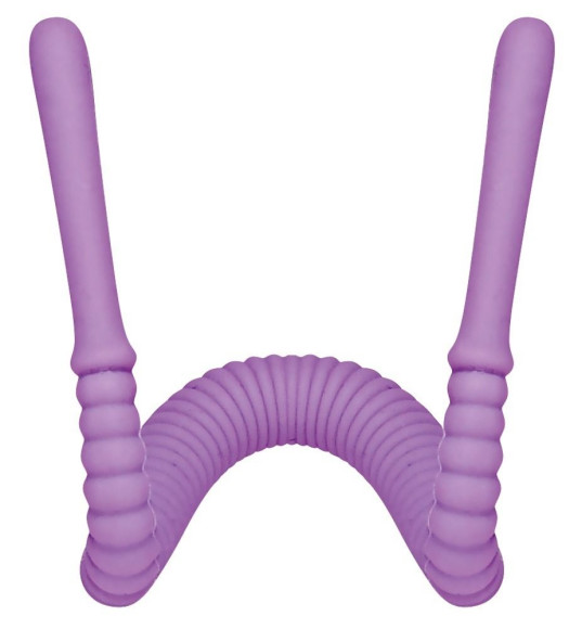 Фиолетовый гибкий фаллоимитатор Intimate Spreader для G-стимуляции Фиолетовый гибкий фаллоимитатор Intimate Spreader для G-стимуляции