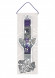 Фиолетовый мультискоростной вибромассажёр Hi-tech Funky Butterfly Dark Purple - 22 см.