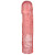 Розовая фаллическая насадка Vac-U-Lock 8  Crystal Jellies Dong - 20,3 см.