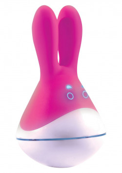 Розовый вибратор MUSE MASSAGER с ушками