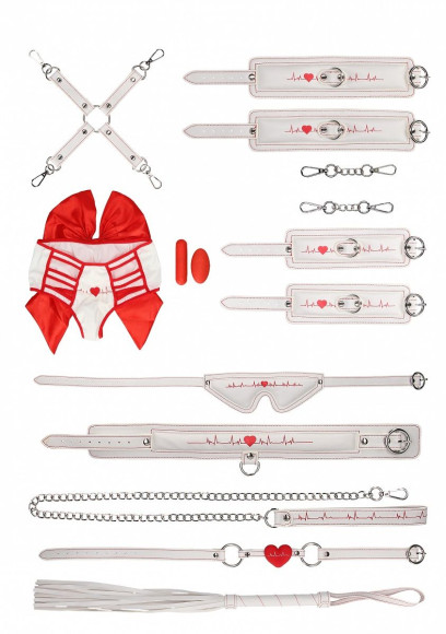 Пикантный BDSM-набор медсестры Nurse Pleasure Пикантный BDSM-набор медсестры Nurse Pleasure