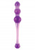 Большой фиолетовый стеклянный анальный стимулятор CRYSTAL KEGEL