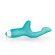 Зеленый вибратор для G-стимуляции с клиторальной щеточкой Yuki G-Spot Vibrator - 19 см. Зеленый вибратор для G-стимуляции с клиторальной щеточкой Yuki G-Spot Vibrator - 19 см.