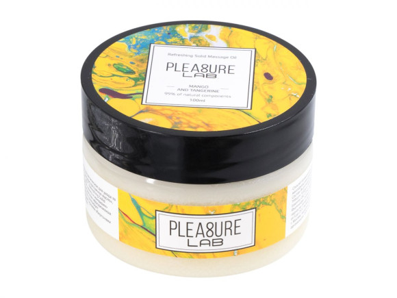 Твердое массажное масло Pleasure Lab Refreshing с ароматом манго и мандарина - 100 мл. Твердое массажное масло Pleasure Lab Refreshing с ароматом манго и мандарина - 100 мл.