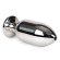Серебристая анальная пробка Sinner Big Metal Buttplug - 10 см. Серебристая анальная пробка Sinner Big Metal Buttplug - 10 см.