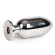 Серебристая анальная пробка Sinner Big Metal Buttplug - 10 см. Серебристая анальная пробка Sinner Big Metal Buttplug - 10 см.