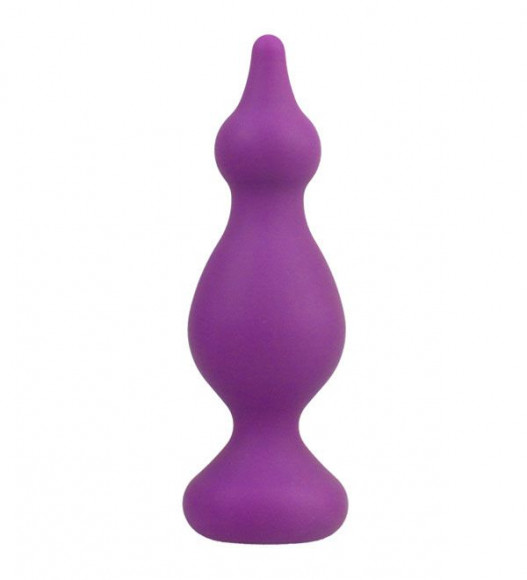 Фиолетовая фигурная пробка AMUSE PURPLE M - 11,5 см.