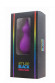 Фиолетовая фигурная пробка AMUSE PURPLE M - 11,5 см.