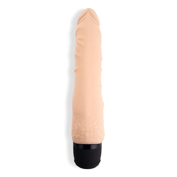 Телесный вибромассажер 7’’ Realistic Vibrator - 20 см.
