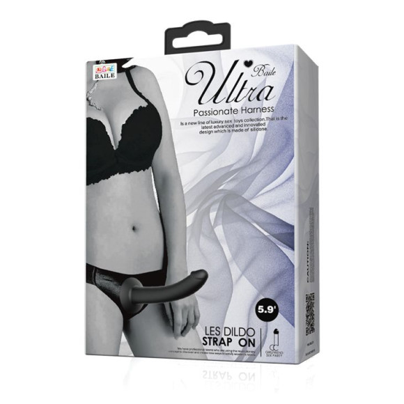 Страпон на эластичных ремнях Ultra Harness Les Dildo - 15 см. Страпон на эластичных ремнях Ultra Harness Les Dildo - 15 см.