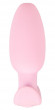 Розовая анальная пробка с вибрацией Cuties Vibrating Mini Butt Plug - 8 см.
