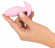 Розовая анальная пробка с вибрацией Cuties Vibrating Mini Butt Plug - 8 см.
